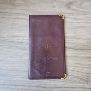 Cartier Must De Cartier Long Bifold Wallet With Gussets